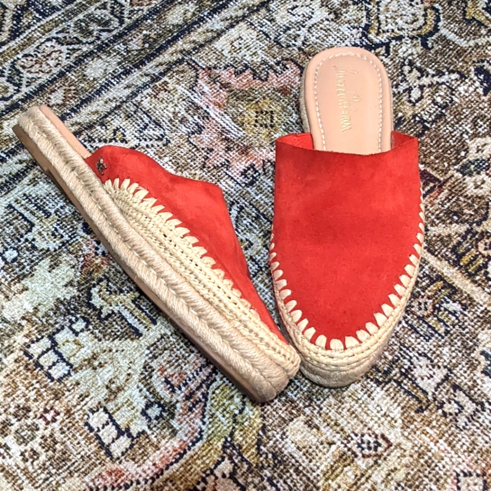 Sam Edelman Austin Suede Espadrille Slides